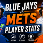 Toronto Blue Jays vs Mets Match Player Stats